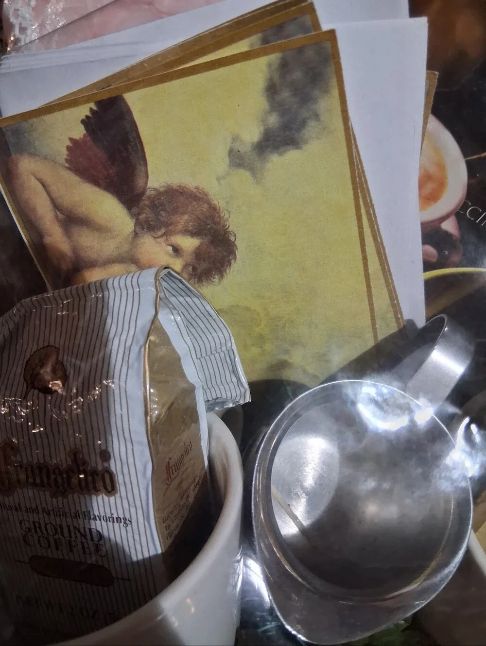 Coffee Gift Set with Gold Accents - Unbranded